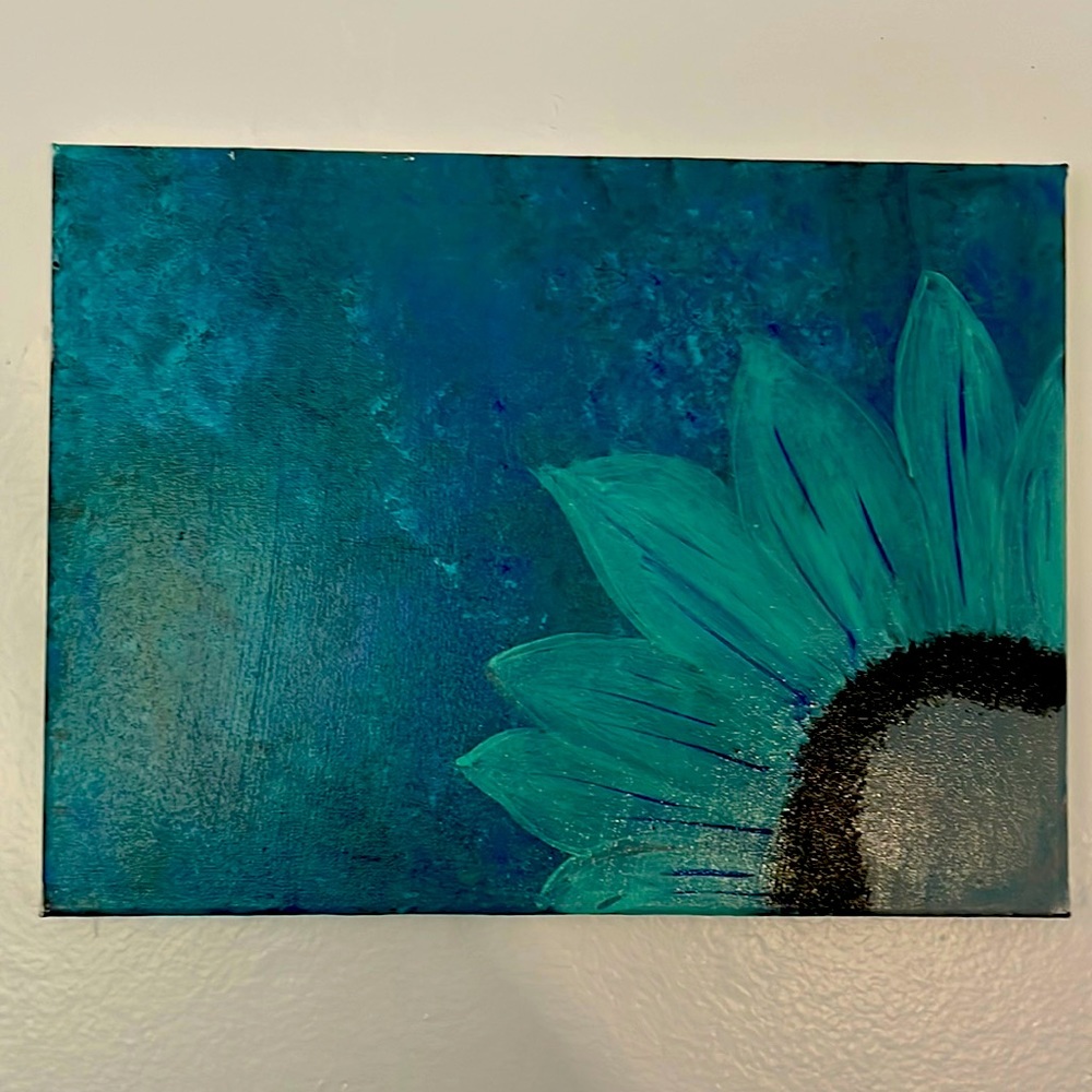 Wall decor flower art.